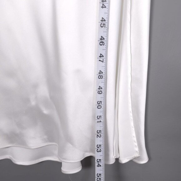 ZARA Women's Dress LARGE Multicolor Chain Strap Satin White Midi Maxi 7756/362 - Picture 6 of 12